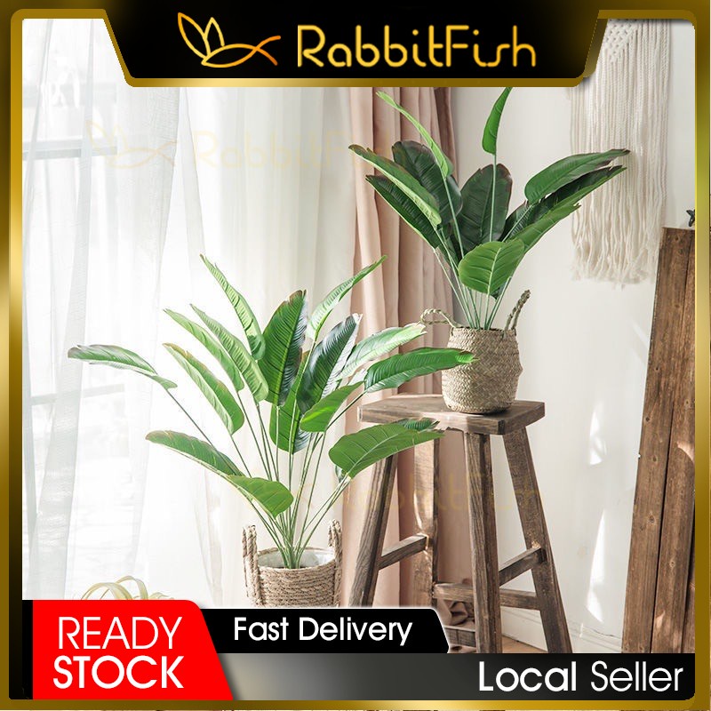 Pokok Hiasan Dalam Rumah Artificial Plant FIDDLE FIG & RUBBER Plant