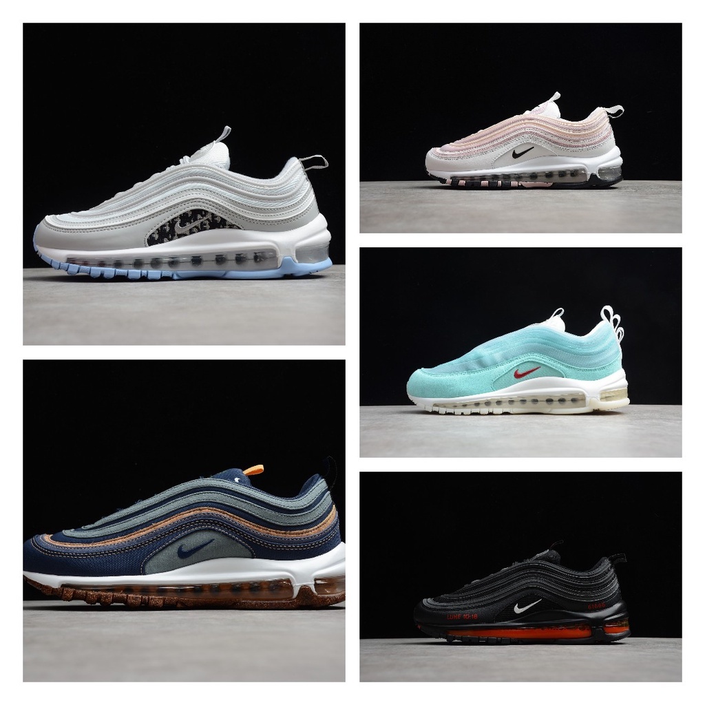 max 97 casual shoes mschf x inri jesus undefeated black summit triple white metalic gold mens women designer air 97s sean wotherspoon sliver bullet trainers sneakers