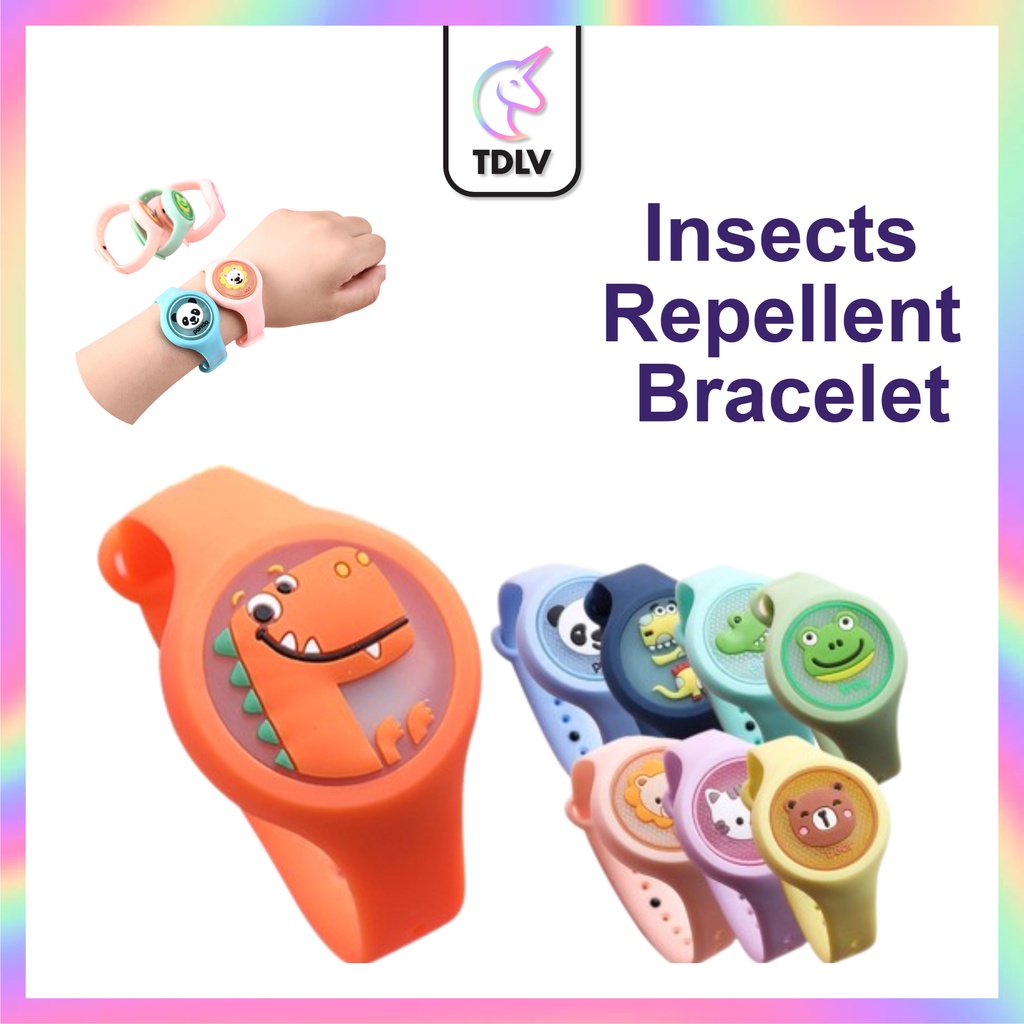 TDLV Anti Mosquito Insect & Bug Repellent Bracelet Wristbands Waterproof Mosquito Repellent Kids Bracelet