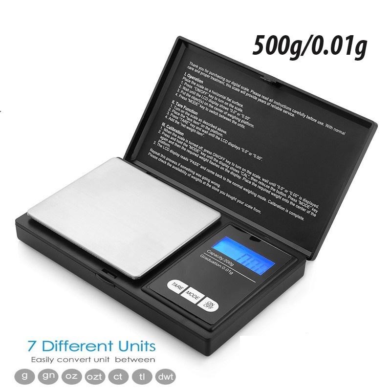 Portable Digital Scale 500 x 0.01g Mini Digital Jewellery Weighing Scale