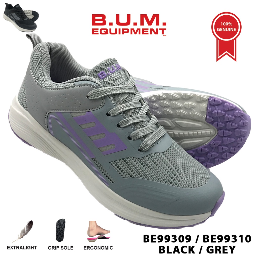BUM Equipment Women's Sport Shoes BE99309 / BE99310 (Black / Grey)
