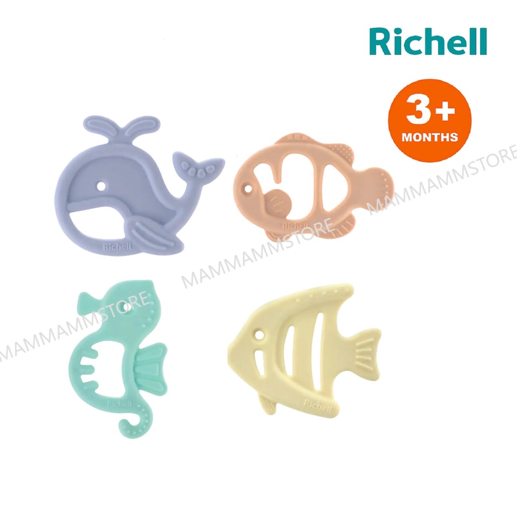 Richell Silicone Teether for 3 months+