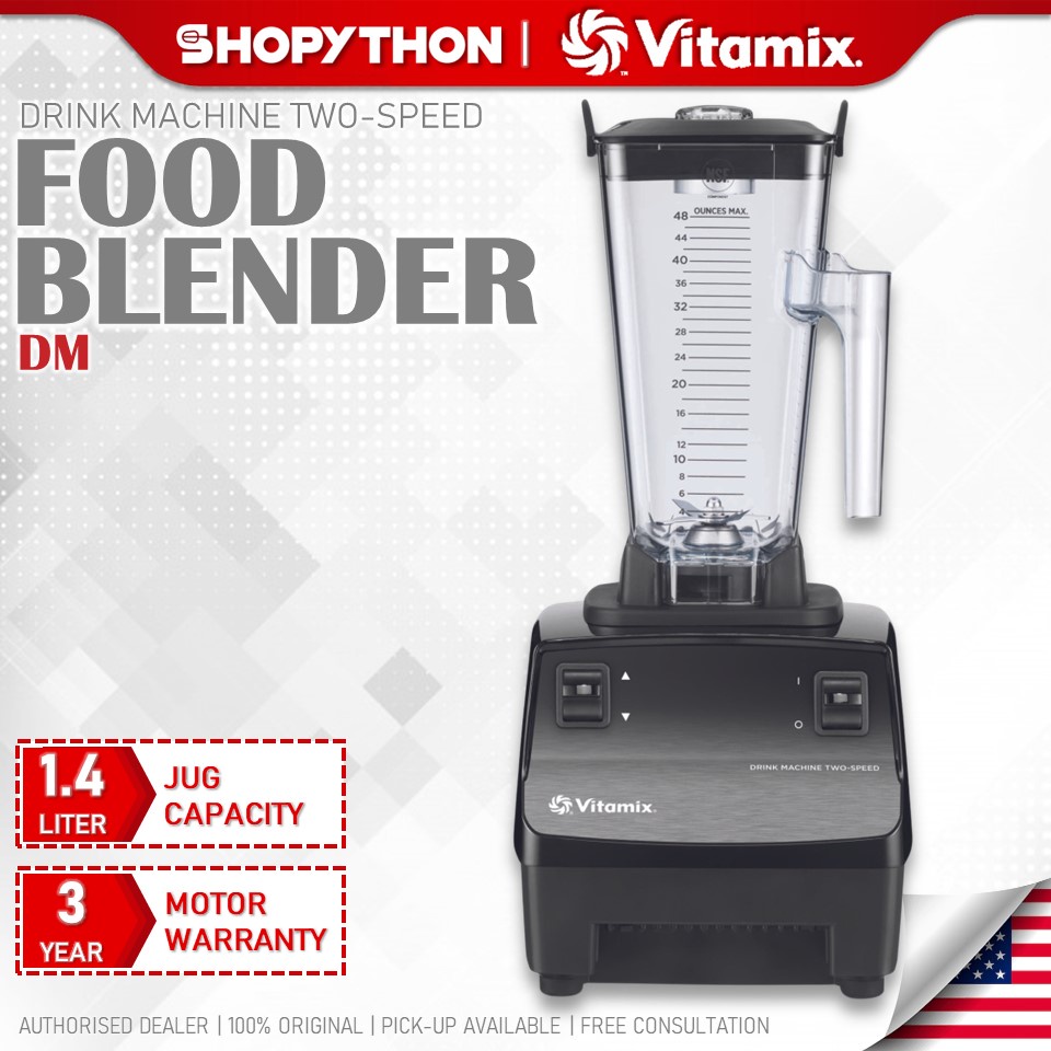 VITAMIX Drink Machine Two-Speed (1.4L/1200w) 2.3 HP Motor Resist Overheating Torque Ice Crushing Durable Container