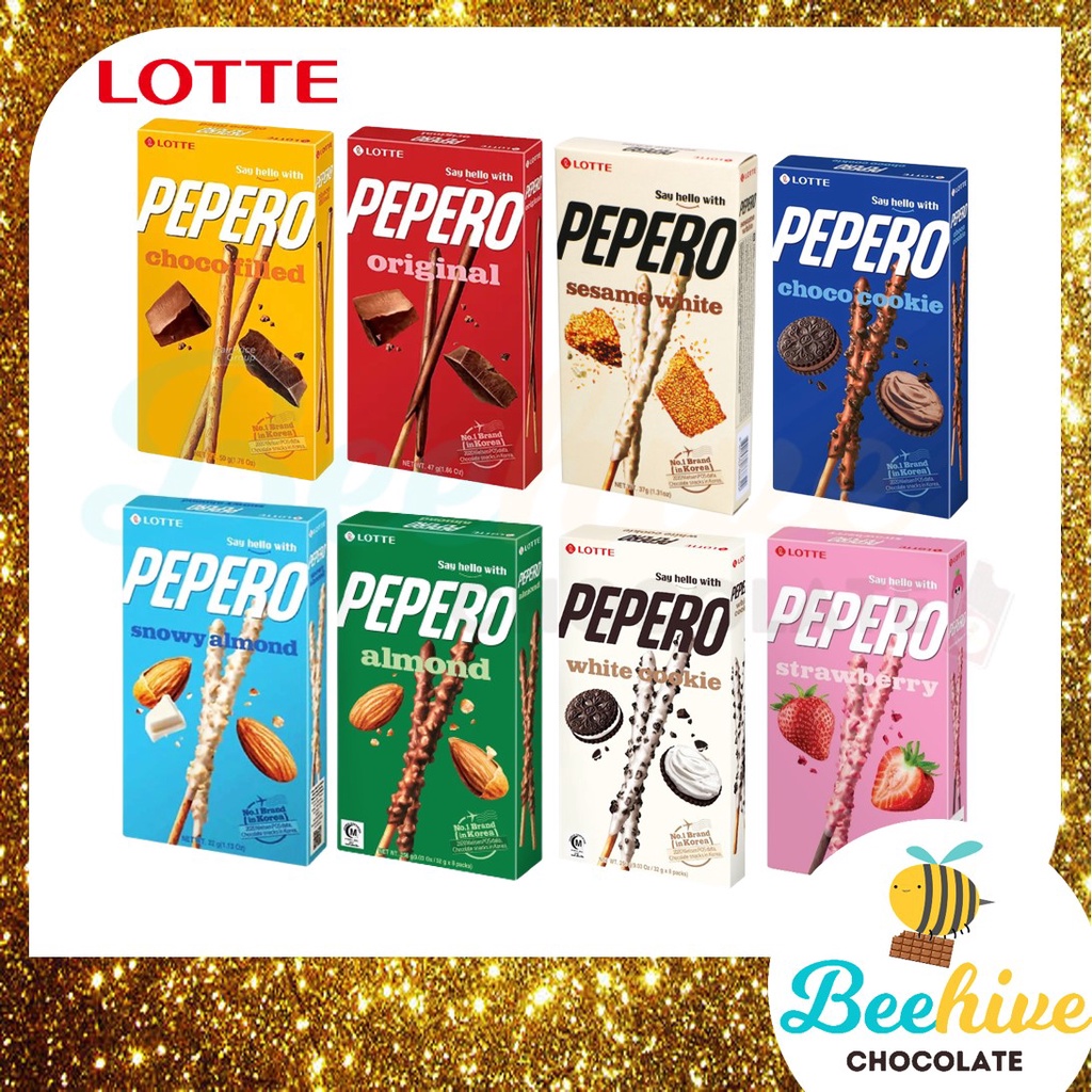 Pepero Chocolate Stick Biscuit 240g - 344g Assorted (8 Boxes)