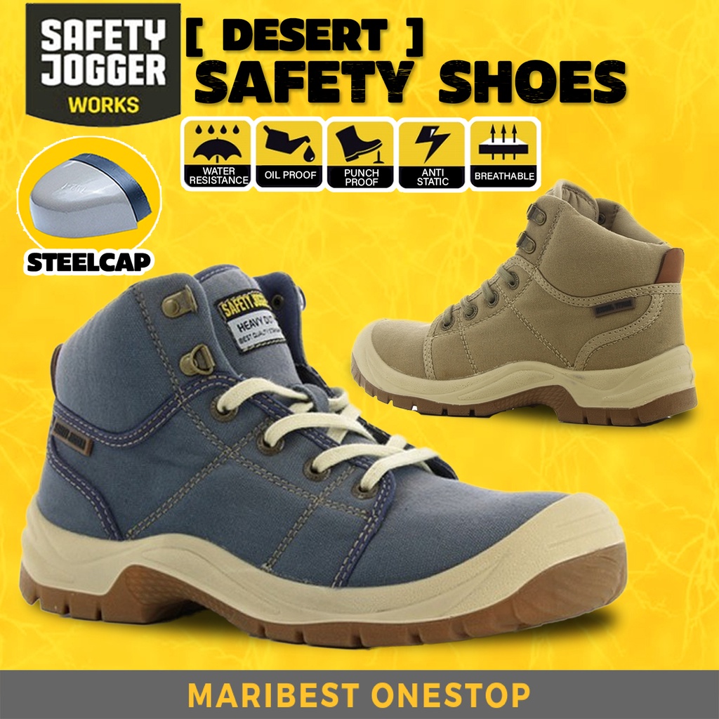 SAFETY JOGGER Cador S1P Low Steel Toe Shoes for Men and Women with Steel  Safety Midsole, Ultra-Breathable Upper and Lining, and Slip Resistant