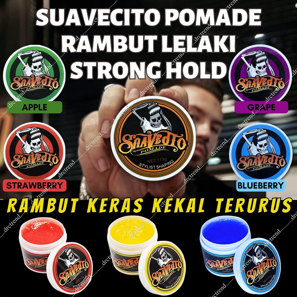 High Quality Pomade / Suavecito / Pomade Suavecito / Pomade Strong Hold / Original Flavor PMO-040 , Pomade Murah Borong