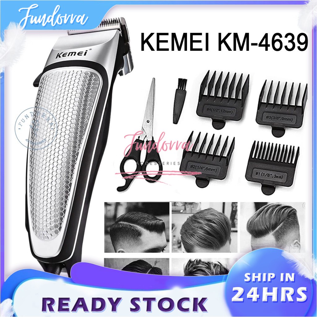 New Kemei KM-4639 Professional Hair Trimmer Electric Shaving Men Hair Trimmer Haircut Machine