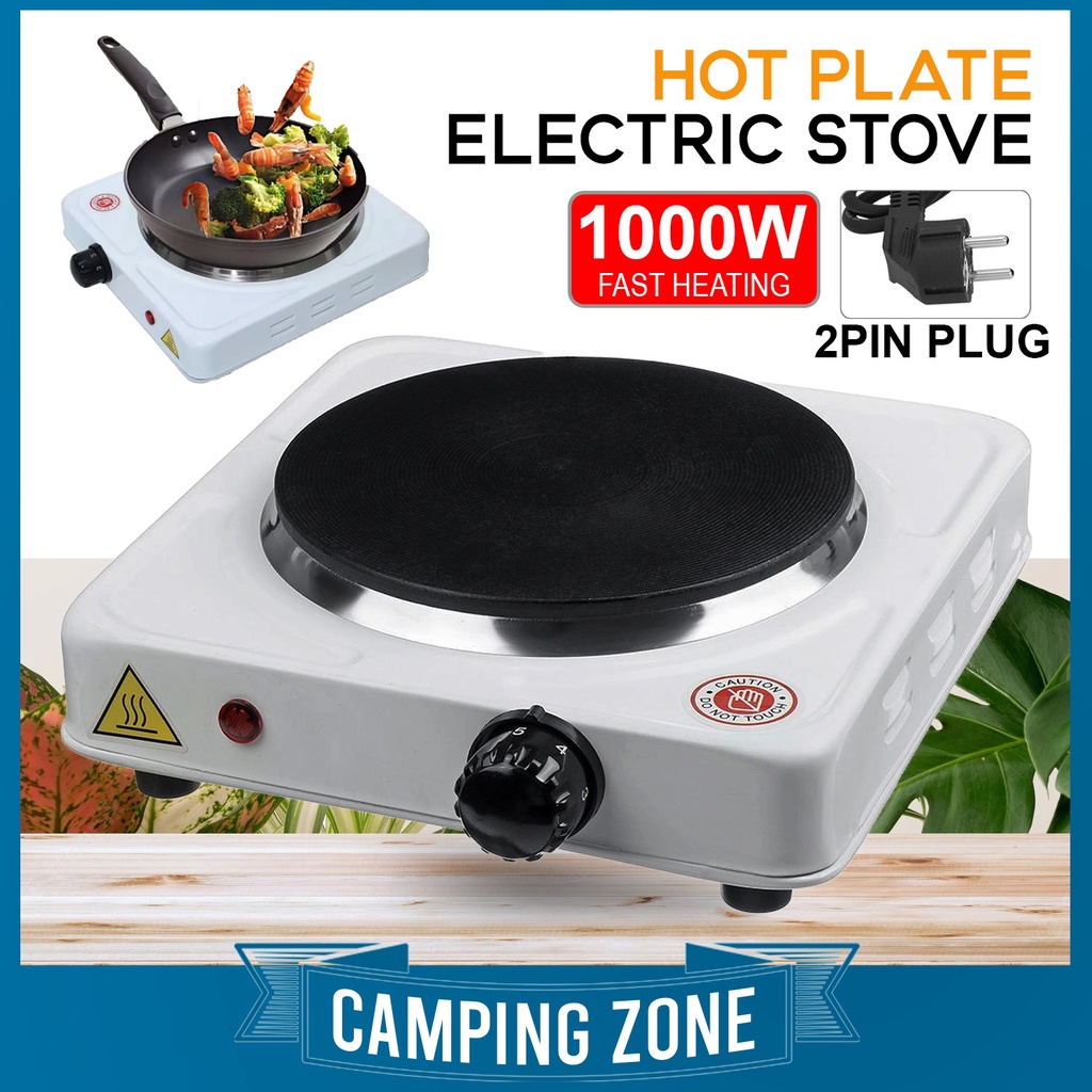 Electric Hot Plate Stove Camping Electric Stove Cooking Moka Pot Stove Travel Cooker Portable Mini Dapur Masak Elektrik