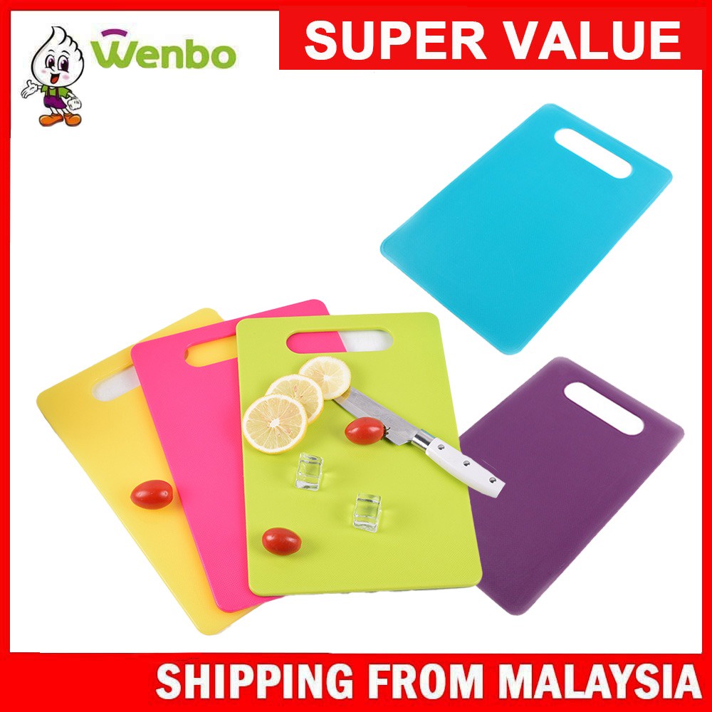Wenbo Papan Pemotong Multi Function Household Plastic Cutting Chopping Board Food Fruit Vegetable Kitchen Gadgets
