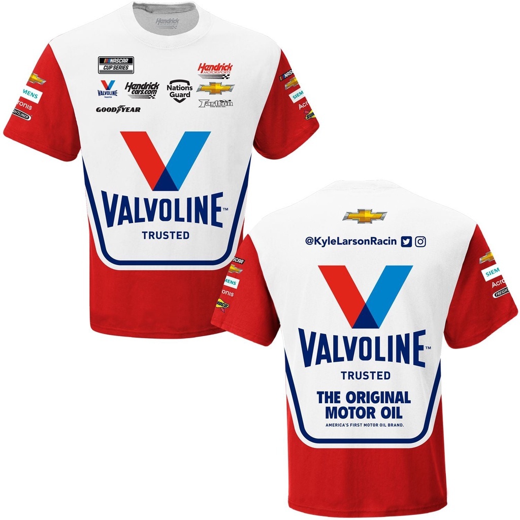 larson kyle new Fashion valvoline sublimated uniform pit crew