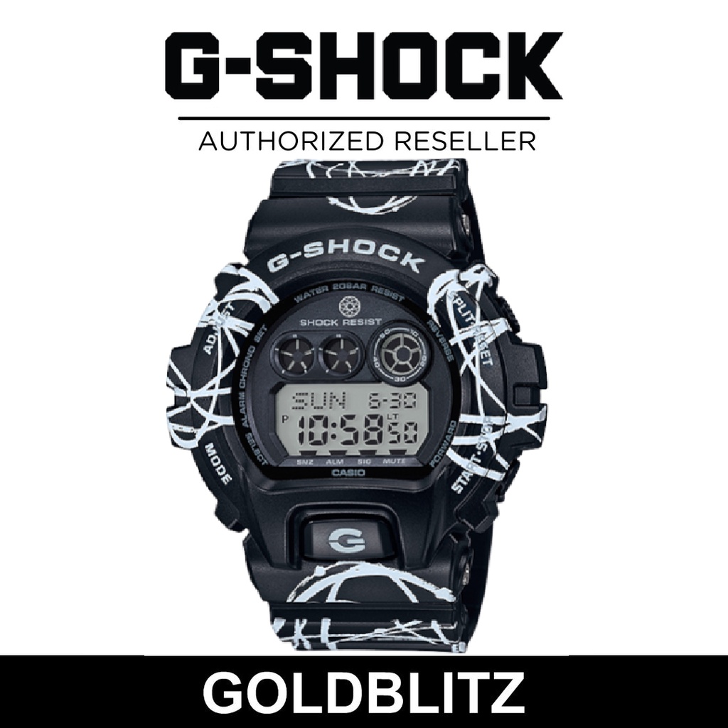 G-Shock x Futura GD-X6900FTR-1 Atomic Pattern Watch Graffiti Artist Legend Collaboration Limited Edition GDX6900FTR-1