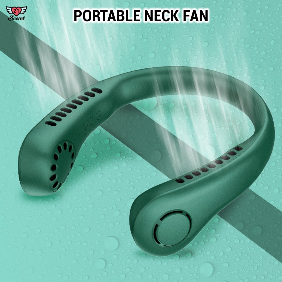 Portable Neck Fan Mini Neck Fan Cooling Fan Bladeless Fan Ventilator Cooling Outdoor Fans Kipas Mini Kipas Leher