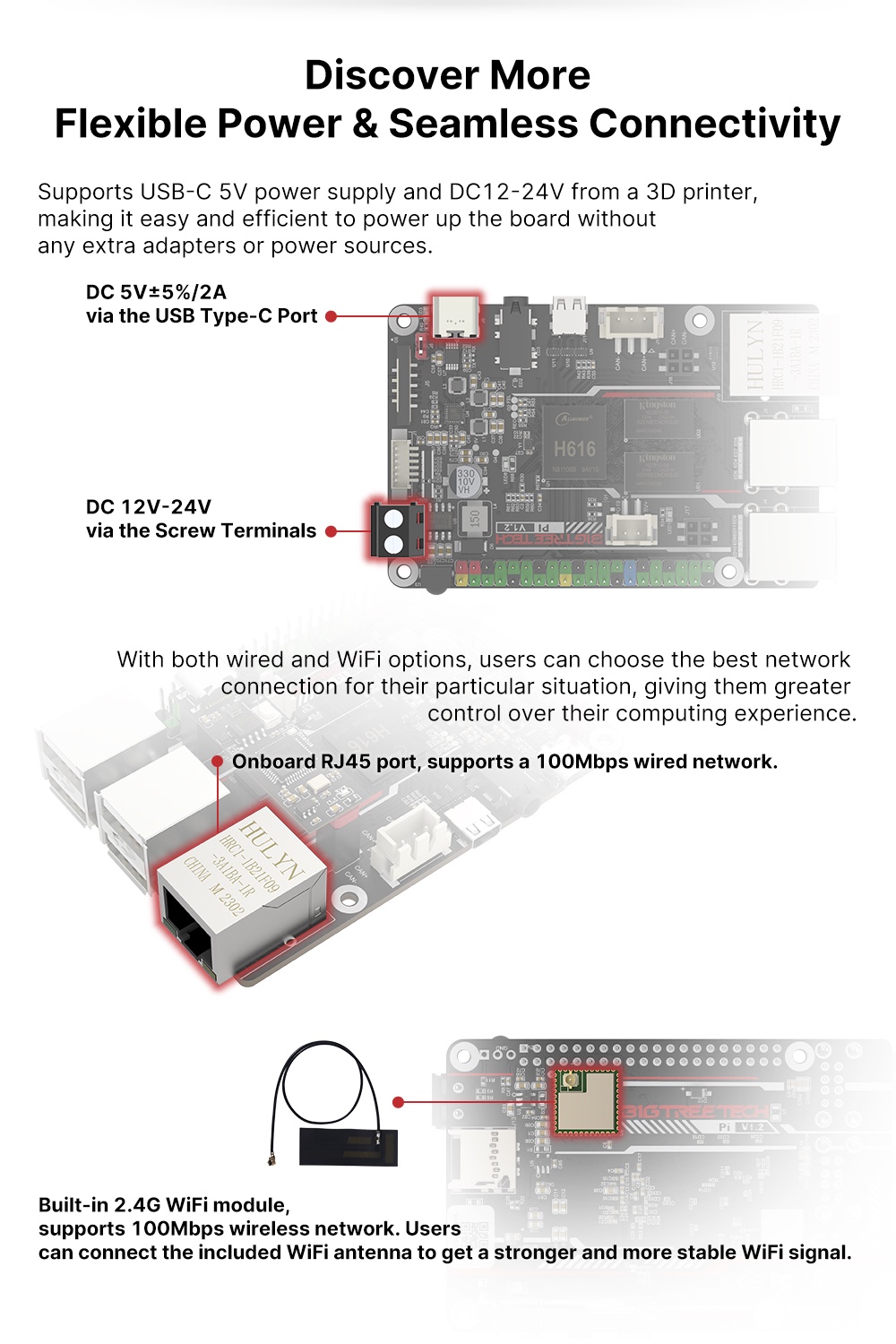 Bigtreetech pi v1.2 for raspberrypi 3d printer