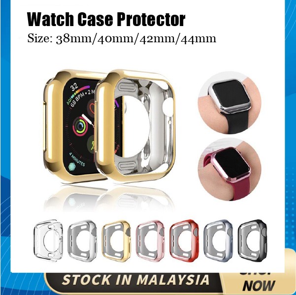 Watch Case Soft TPU Case for smart watch 38mm 40mm 42mm 44mm iwatch series SE 1/2/3/5/7 6 SE 5 4