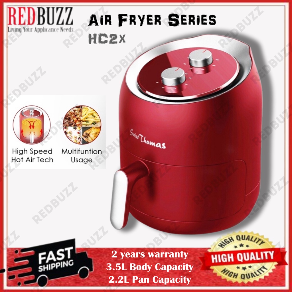 REDBUZZ ChefMaster 3.5L Air Fryer Series HealthCook-HC2x 220-240W Oven Fryer