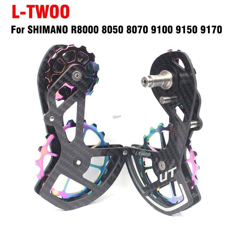 10% OFF LTWOO ultegra R8000 Ceramic Bearing Carbon fiber Jockey Pulley Wheel Set Rear Derailleur road bike R7000 RB