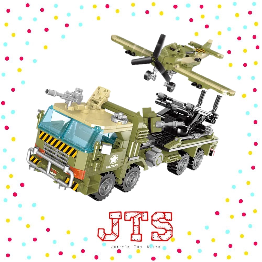 Xingbao Military Drone Launch Vehicle 50025 Military Building Blocks Toys Build Army Brick Toy 侦擦无人机发射车 积木 JTS