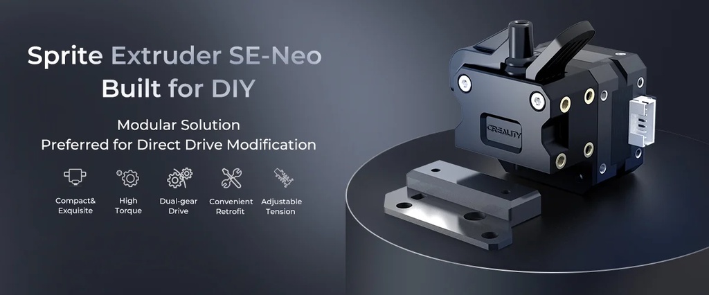 Creality sprite extruder se neo replacement for ender 3 v2 neo / ender 3 neo / ender 3 max neo / ender 2 pro