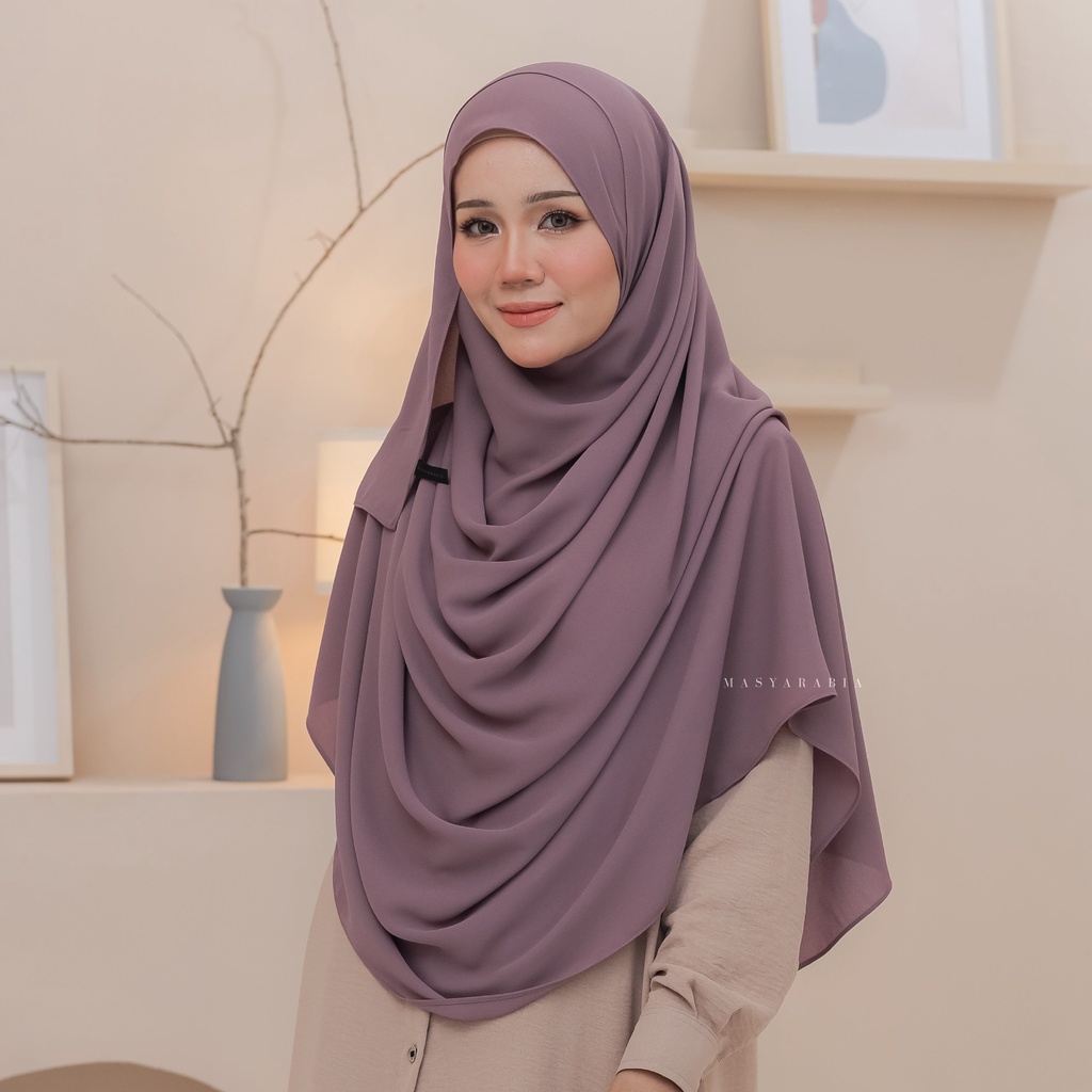 MASYARABIA Helena Shawl X-Large In Mauve Purple [BUY 3 RM140]