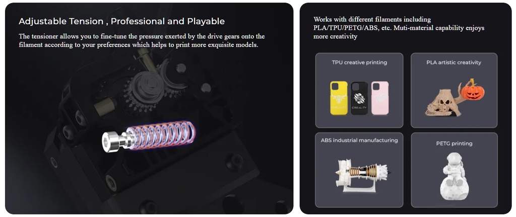 Creality sprite extruder se neo replacement for ender 3 v2 neo / ender 3 neo / ender 3 max neo / ender 2 pro
