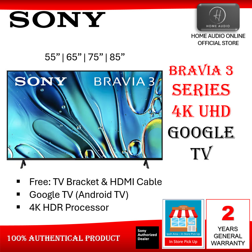 Sony TV Android 55 4K HDR LED Google TV ( Android TV) -  KD-55X75K / XR-55X90K / KD-55X80L / KD-55X85L / XR-55X90L