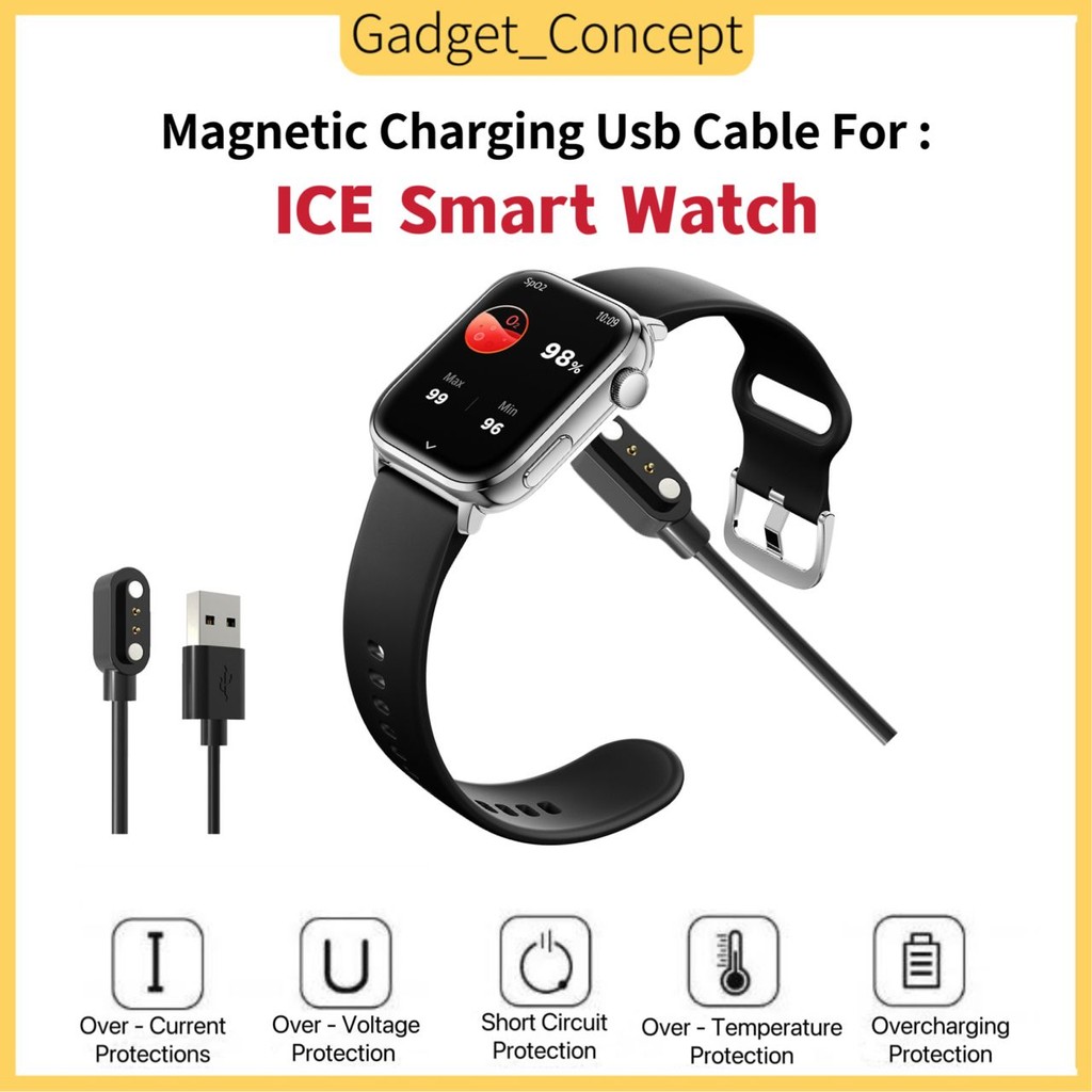 Magnetic Charging Usb Cable for Ice Smart Watch Magnetic Usb Charger Cable Ice Watch