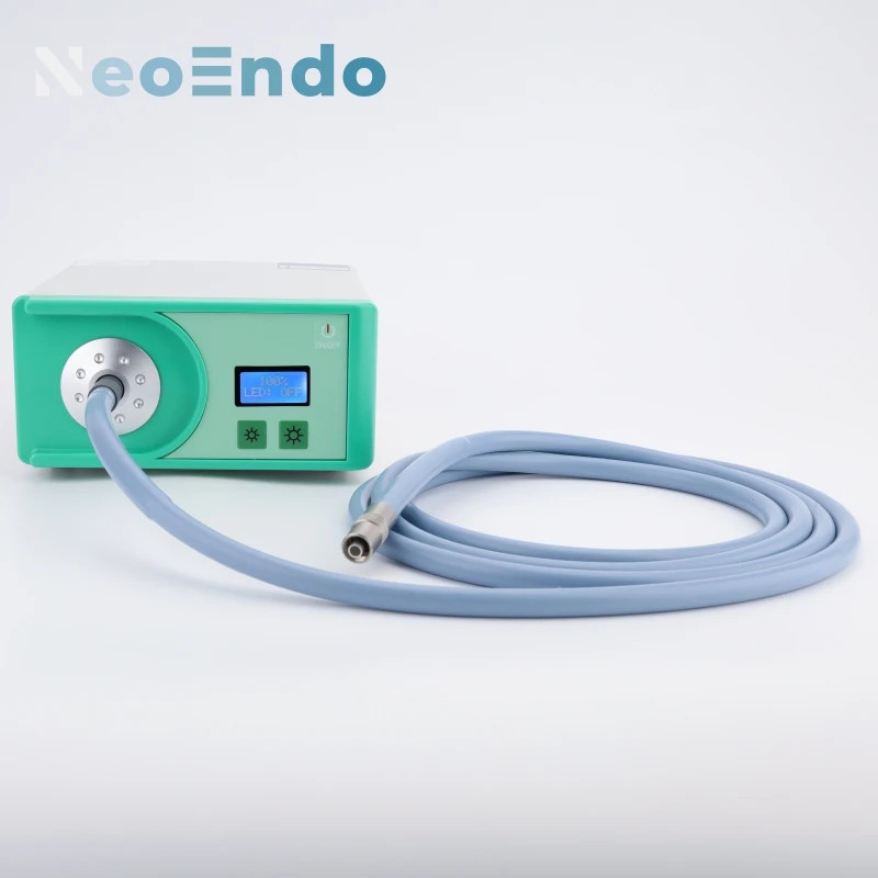 Portable 100W Medical Endoscope Led Light Source Mini Type For Endoscopic ENT Laparoscopy Arthroscopy Surgery