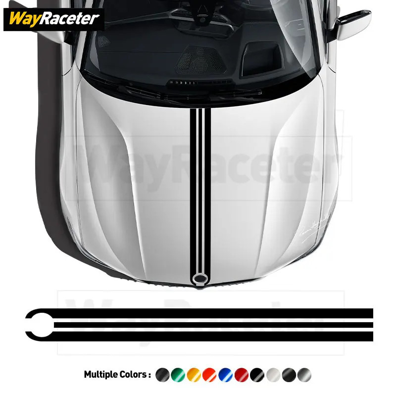 Bonnet Hood Sticker Carbon Fiber Vinyl Decal For BMW E90 F30 G20 F20 F40 F22 F32 F36 F10 G30 Z4 X3 X5 M2 M4 M5 X6 1 2 3 