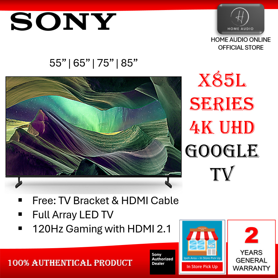 Sony TV Android 65 4K HDR LED Google TV ( Android TV) - KD-65X75K / KD-65X80K / KD-65X80L / KD-65X85L / XR-65X90L