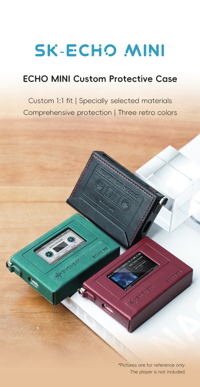 Snow Sky SK-ECHO MINI, Protective Leather Case: Custom 1:1 Fit