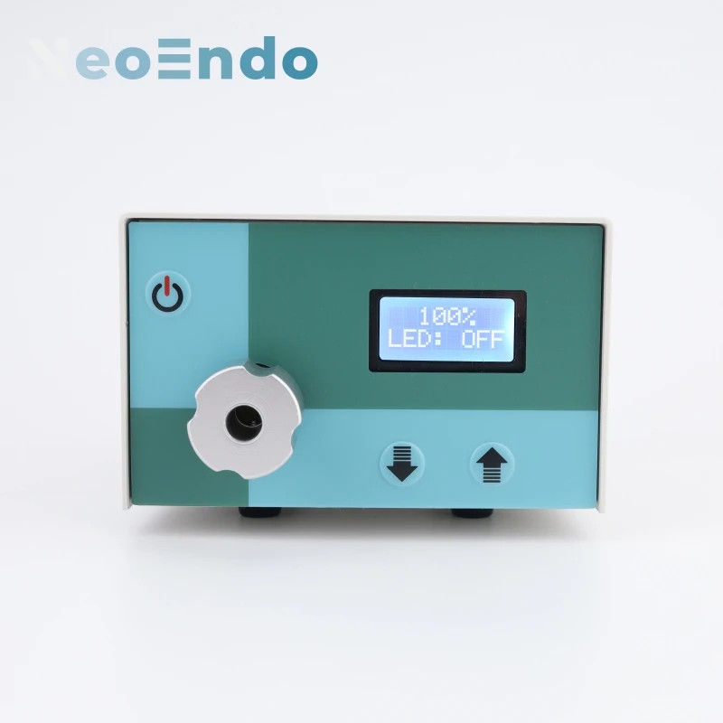 Portable Mini 100W Medical Use Endoscope Light Source LED Cold Lighting Source For ENT Inspection Or Surgery