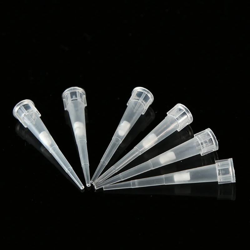 Filter Tips Universal Tips With Filter For Dispensers 10ul Plastic Pipette Tips With Sand Core Filter 1000pcs