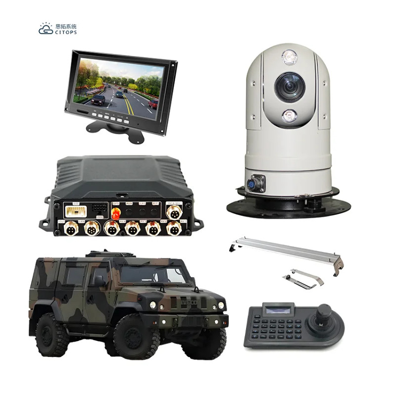 Mini Waterproof Vehicle-Mounted Mobile PTZ Camera IR Anti-Shaking Dynamic Forensics Outdoor MDVR Digital Video Recorder