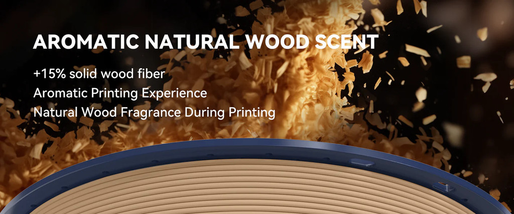 Textured PLA wood print