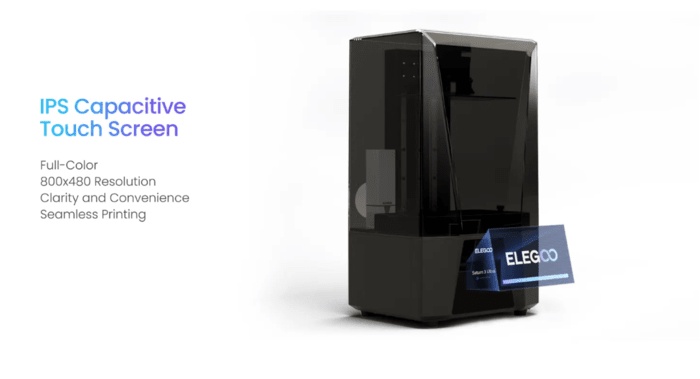 Elegoo saturn 3 ultra 12k resin 3d printer, 4-point levelling / stable z-axis for high printing speeds