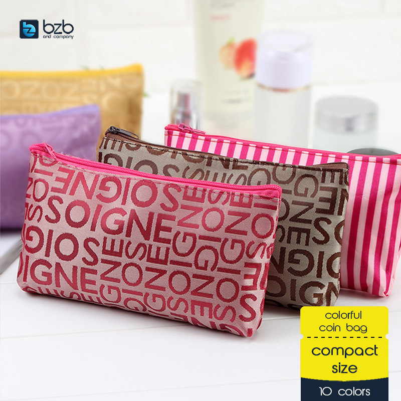 Women Travel Cosmetic Makeup Bag Coin Purse Fashion Zip Wallet Phone Bags Organizer 化妆包 Beg Kosmetik