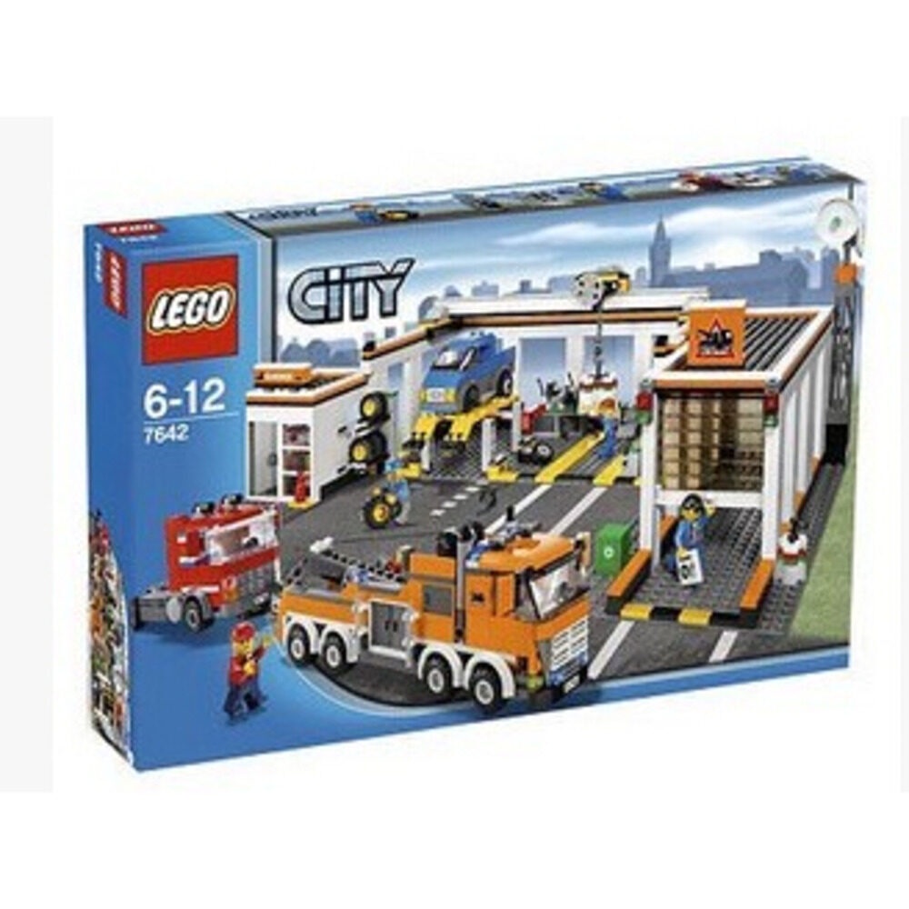 LEGO Building Toy City Series Car Repair Factory 7642 Children's Education