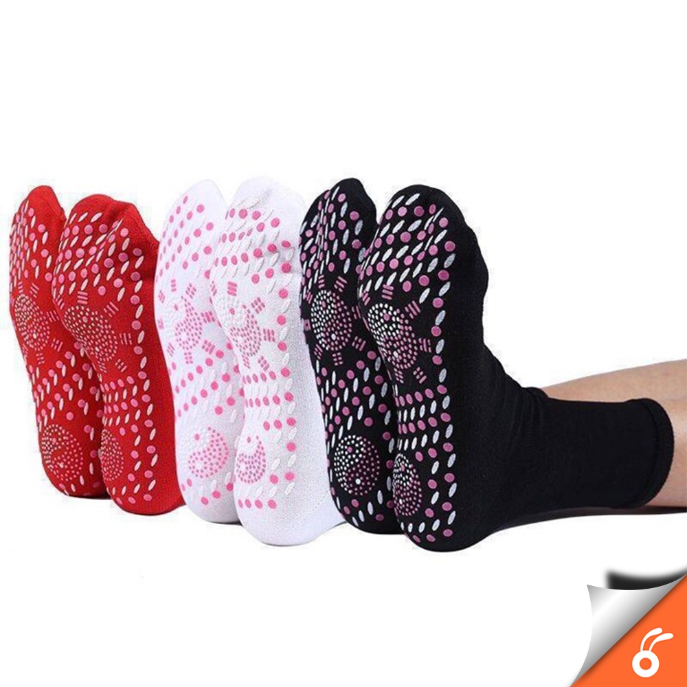 0452 ARNOLD Self-Heating Health Care Socks Tourmaline Magnetic Therapy Comfortable Breathable Massage Unisex Socks
