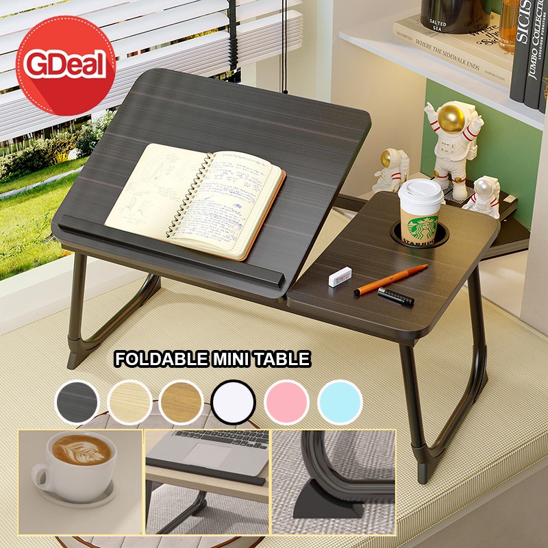 GDeal Adjustable Bed Lifting Table Folding Laptop Desk Dormitory Students Small Table