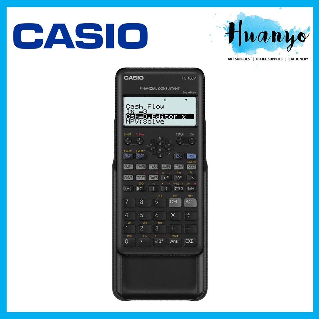 Casio Financial Consultant Calculator FC 100V 2nd Edition For