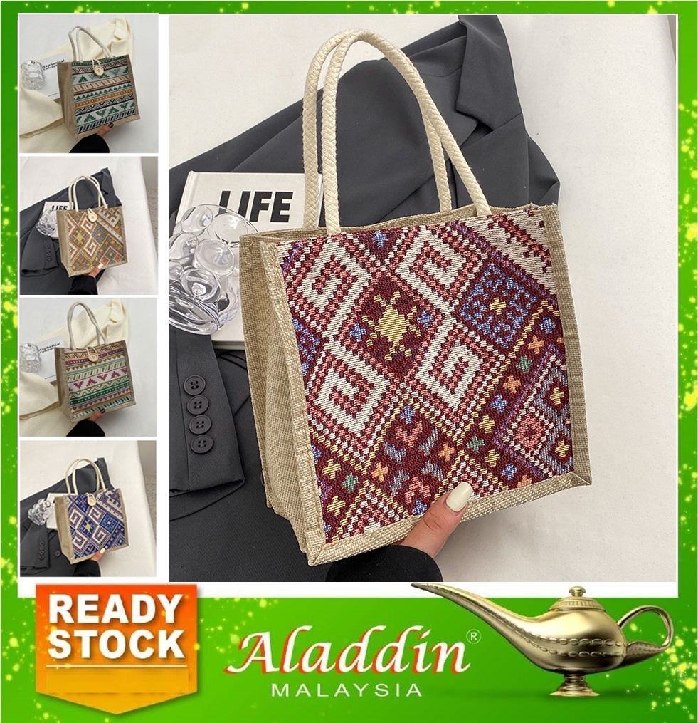 Aladdin Cute Canvas Women Travel Office Outer Sling Shoulder Bag Handbag Tote Beg Wanita 3P4