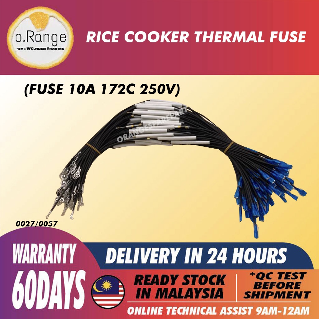 RICE COOKER THERMAL FUSE 10A 185C 250V PRESSURE COOKER FUSE