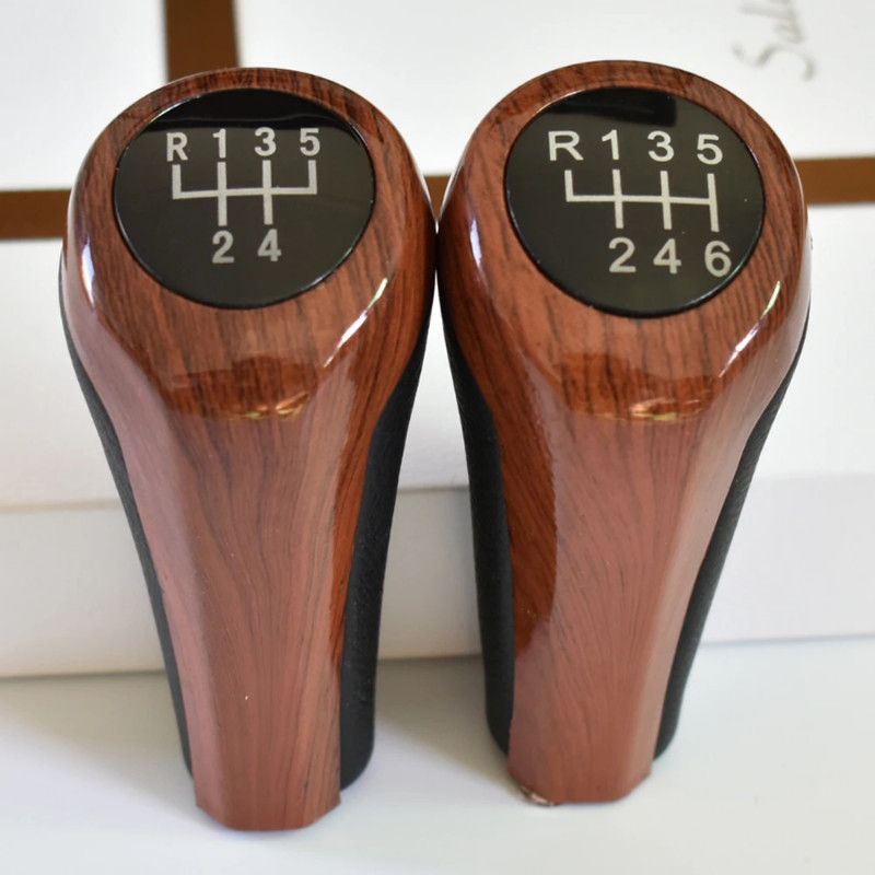 Peach Wood Color 5 6 Speed Manual Transmission Shift Knob Gear Knob For BMW 1 3 5 6 Series E90 E91 E92 F30 Z5 F20 M3 M5 