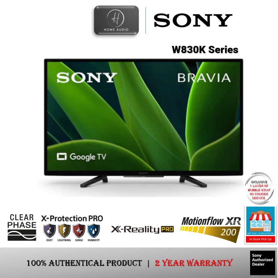 Sony Smart TV 32 Inch (HD Ready) HDR (Google TV) - KD-32W830K / KD 32W830K