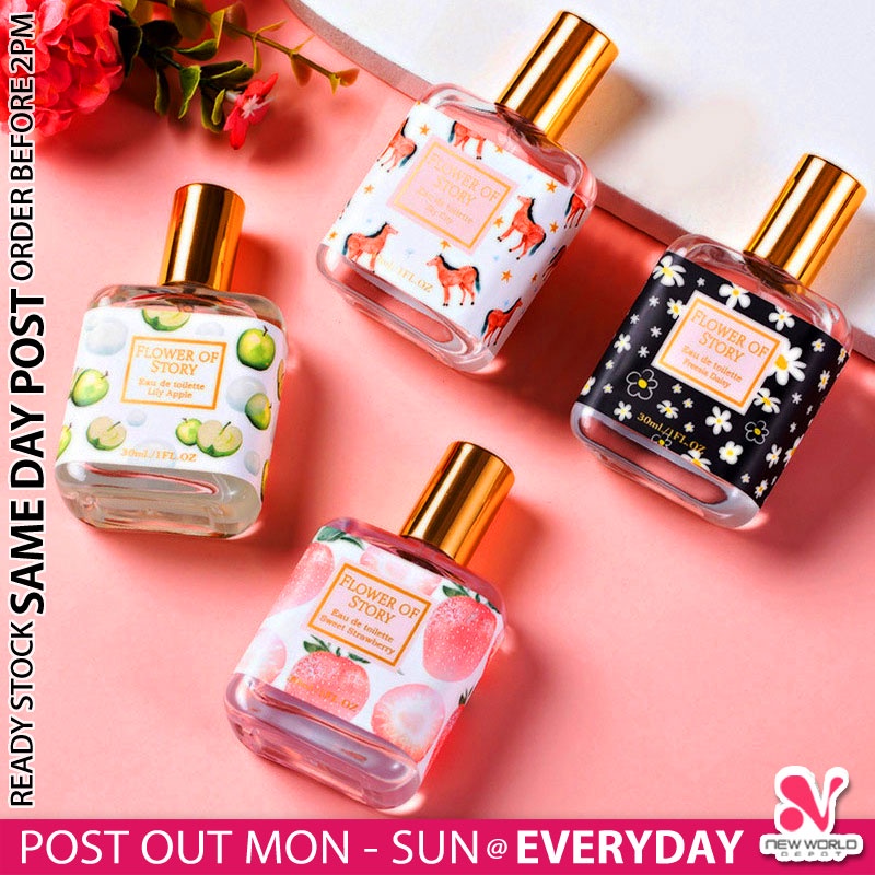 《 》 Flower of Story Lady Perfume Fragrance 30ml Spray Natural Floral Mini Travel Doorgift Minyak Wangi 香水