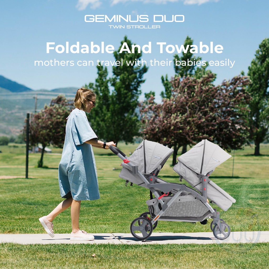 Mamakiddies tandem clearance stroller