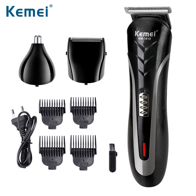 Kemei KM-1419 Men Rechargeable 3 IN 1 Hair Trimmer Clipper Razor KEMEI 1419 KM1419 KM 1419 1407 1506 7055