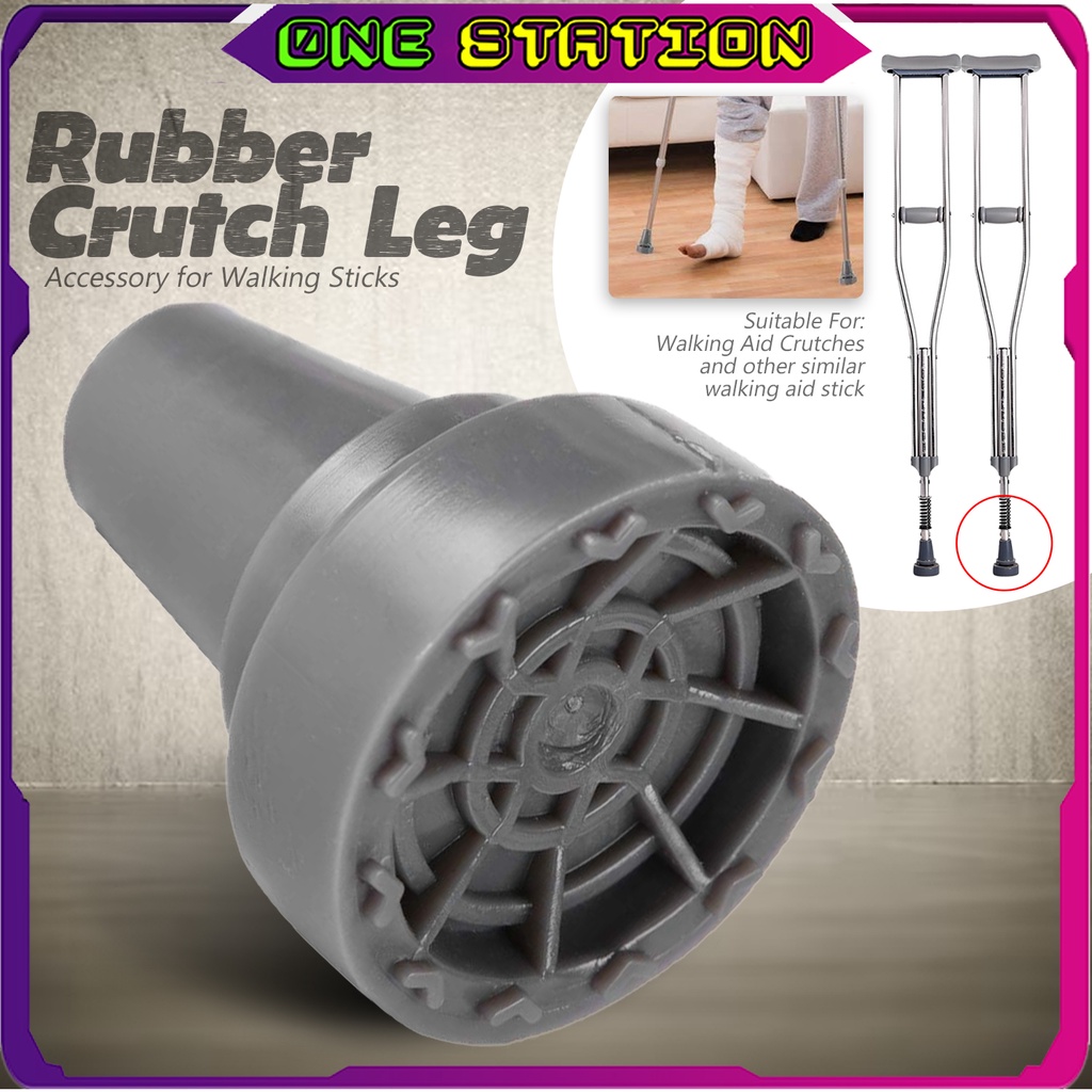 1PC Replacement Crutches Rubber Leg For Walking Stick Walking Aid Cane Getah Tapak Tongkat Kaki Jalan Crutch Accessories