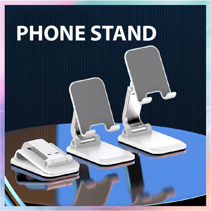 Desktop Phone Holder Stand Cell Phone Adjustable Portable mobile phone stand Foldable Portable Phone Stand 可折叠便携桌面手机支架