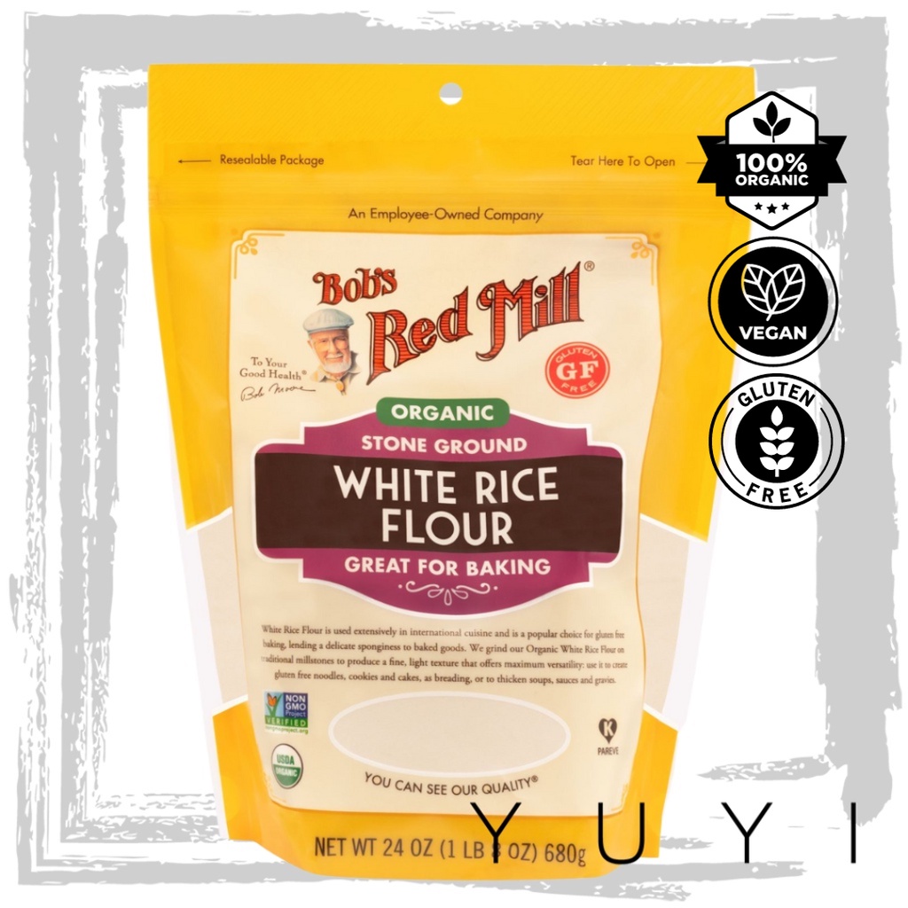 【Bob's Red Mill】Organic White Rice Flour - 680g